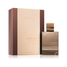 Al Haramain Amber Oud Gold Edition (100 ml): una explosión de frescura y elegancia con notas frutales, ambaradas y amaderadas.