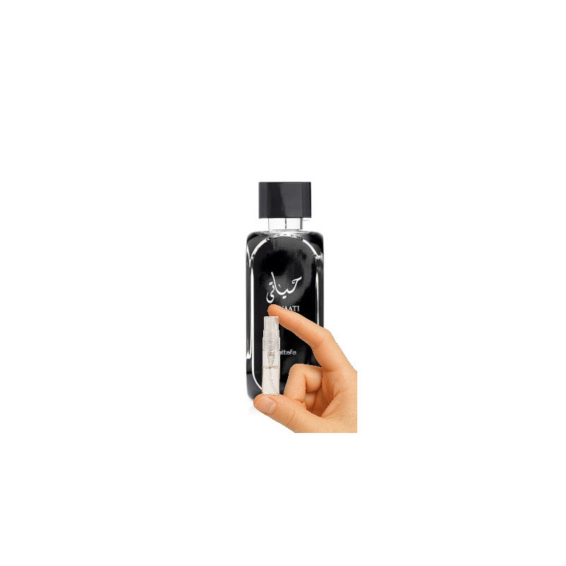 Lattafa Hayaati Men – EDP Perfume for Men. Original perfume in a 2 ml atomizer. Lattafa Hayaati Men – EDP Perfume for Men. Original perfume in a 2 ml atomizer.