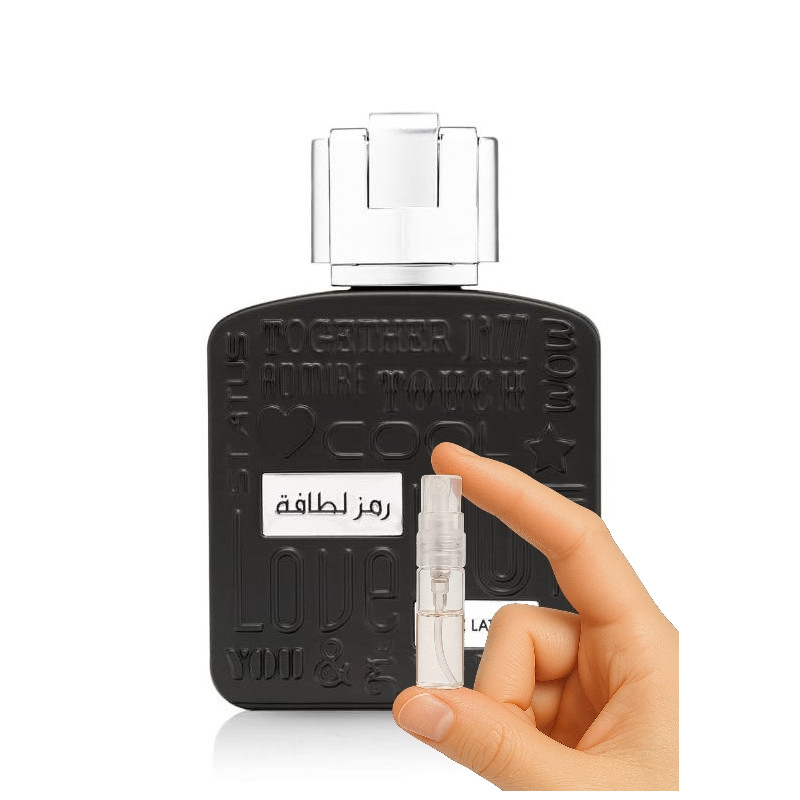 Perfume Lattafa Ramz Silver EdP para hombre 2 ml - Elegancia y frescura