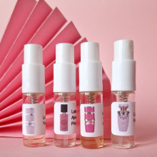 Kit Rosa Mood – Decantes de Perfumes Árabes Femeninos | Yara, Ajwad, Candy, Haya