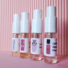 Kit Rosa Mood – Decantes de Perfumes Árabes Femeninos | Yara, Ajwad, Candy, Haya