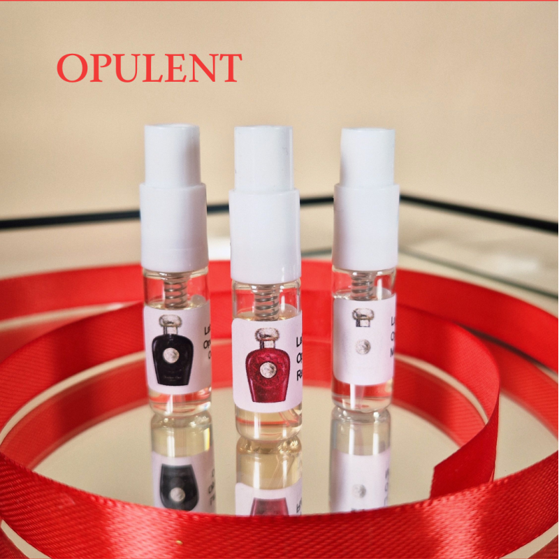 Kit Lattafa Opulent – Decants de Perfumes Árabes | Red, Oud, Musk