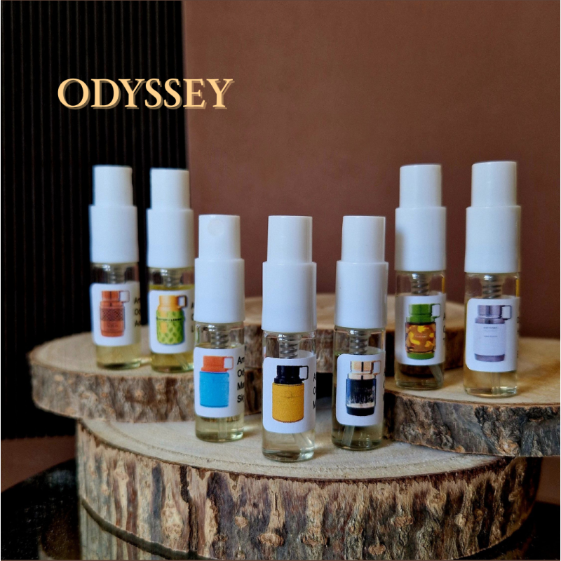 Kit Armaf Odyssey – Decants Masculinos | White Edition, Mega, Mandarin Sky, Tyrant, Aoud, Wild One